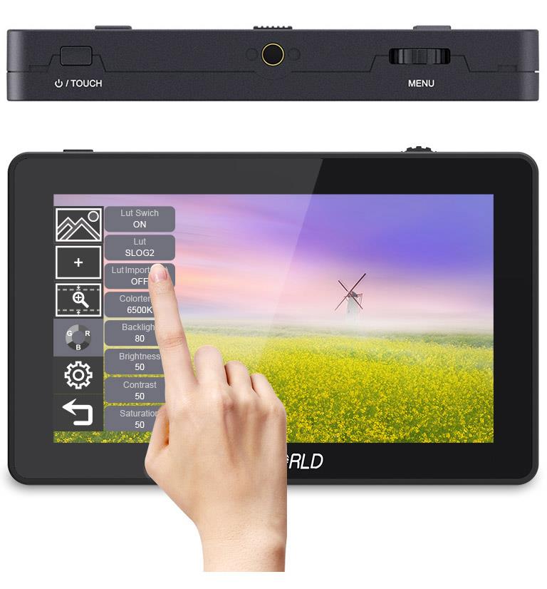 พรีวิว FEELWORLD F6 PLUS 5.5 Inch 3D LUT Touch Screen มอนิเตอร์ระบบสัมผัส แสดงสีสันที่เเม่นยำ คุณภาพ Full HD ติดตั้งบนกล้องได้เลย