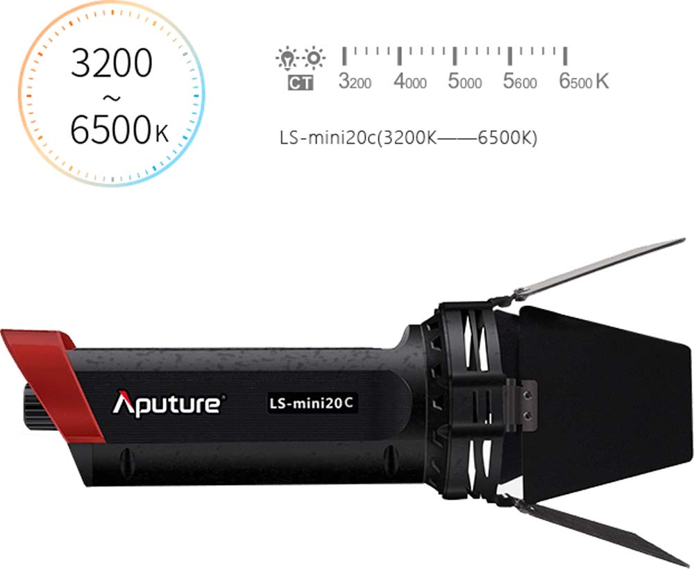 พรีวิว Aputure LS mini 20C ไฟสตูดิโอ LED ปรับสีได้ให้สีเที่ยงตรง ขนาดเล็ก น้ำหนักเบา